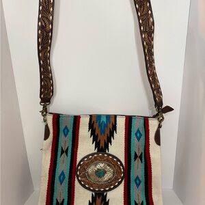 Southwestern Patterned Shoulder Bag